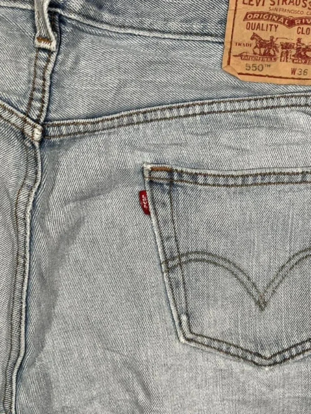 Levi’s 550 Light Blue Denim Shorts Relaxed Vintage W36 I8